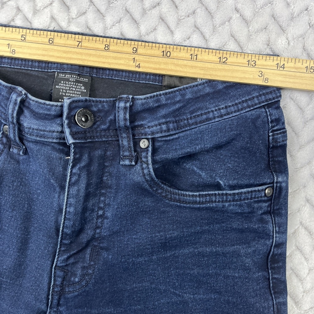 The Perfect Jean NYC Jeans Mens 28x30 Blue Slim Fit Stretch Premium Denim - Picture 5 of 11
